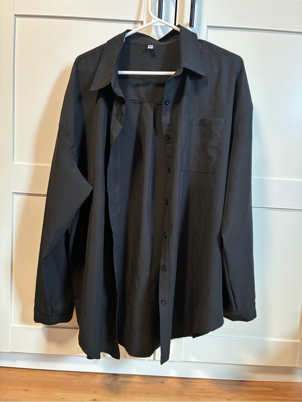 Amazon Black Women's Button-Up Blouse
